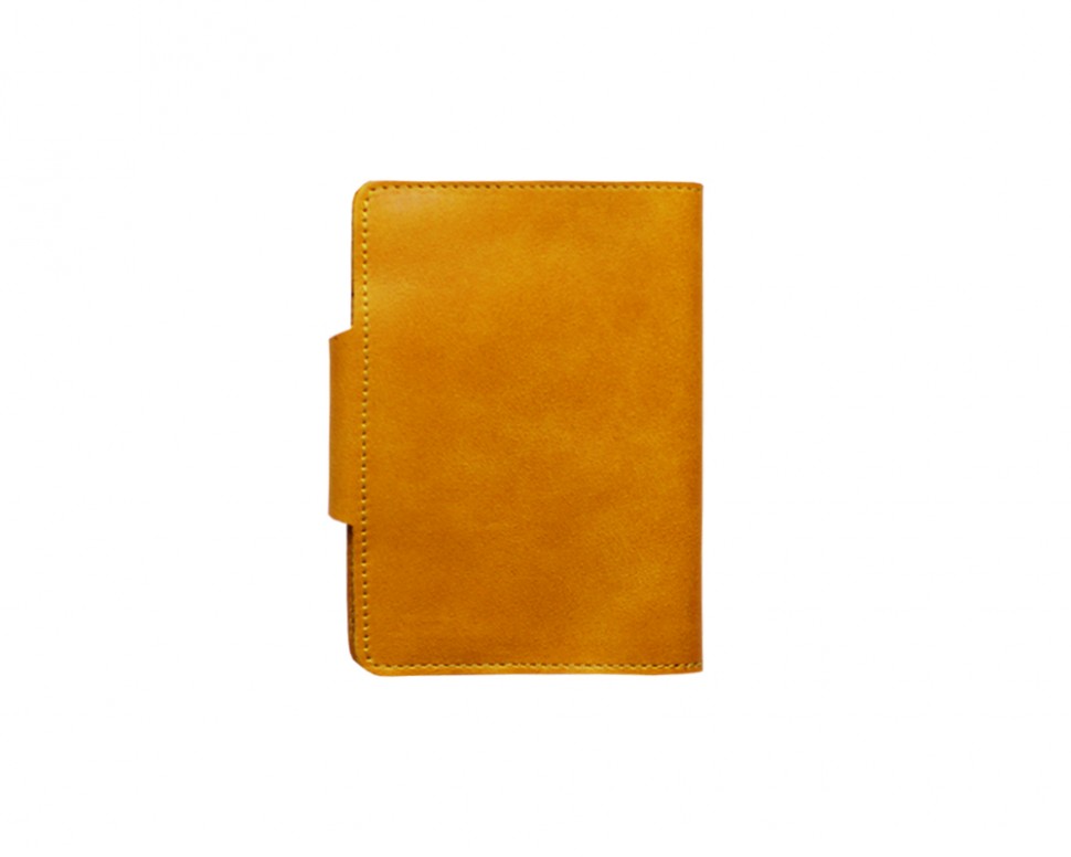 DM-PS18-K402-R Обложка д/паспорта с RFID-защитой Титан желтый