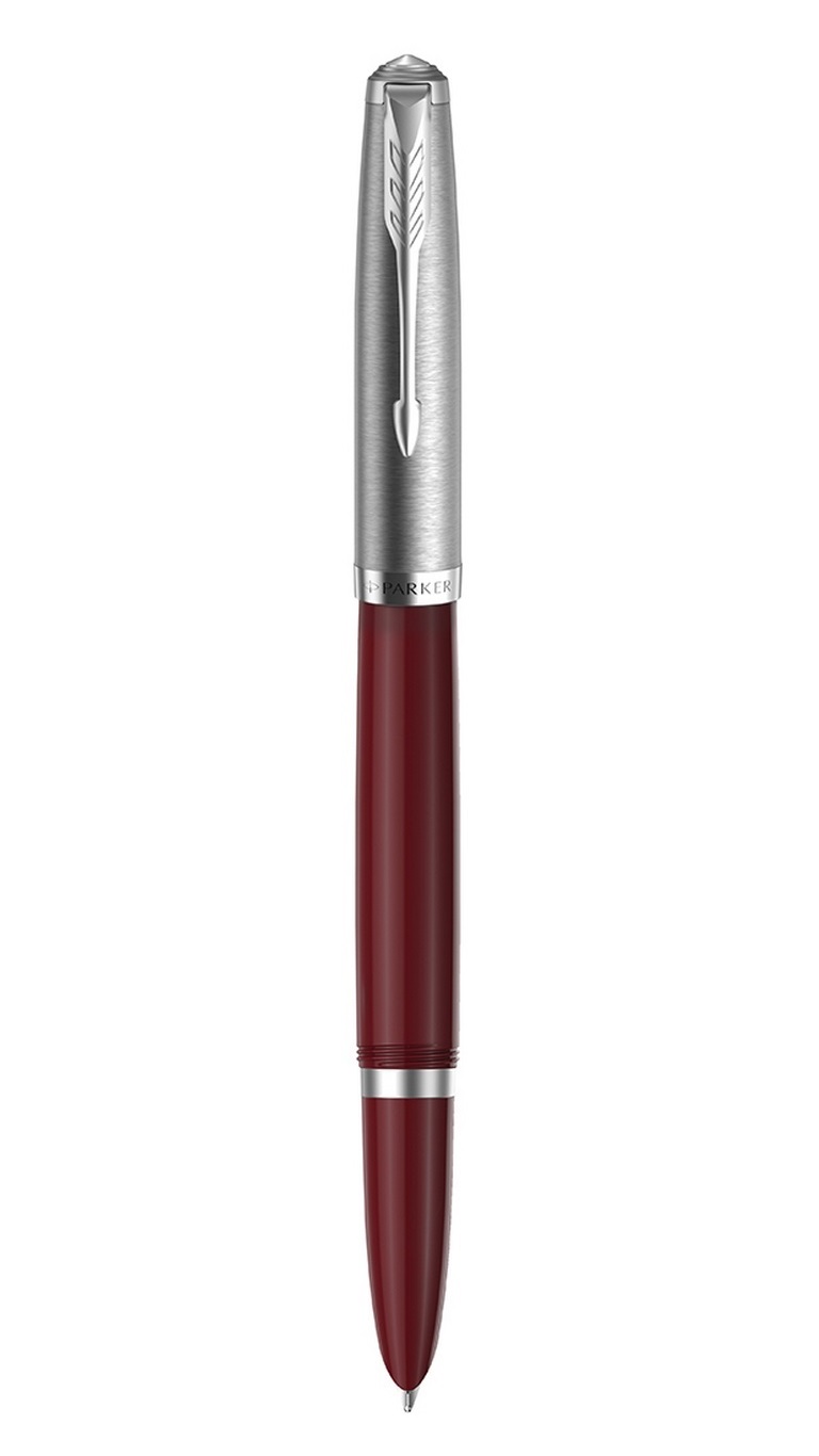 F51 (2123496) Ручка перьевая Parker 51 Core Burgundy F сталь нержавеющая