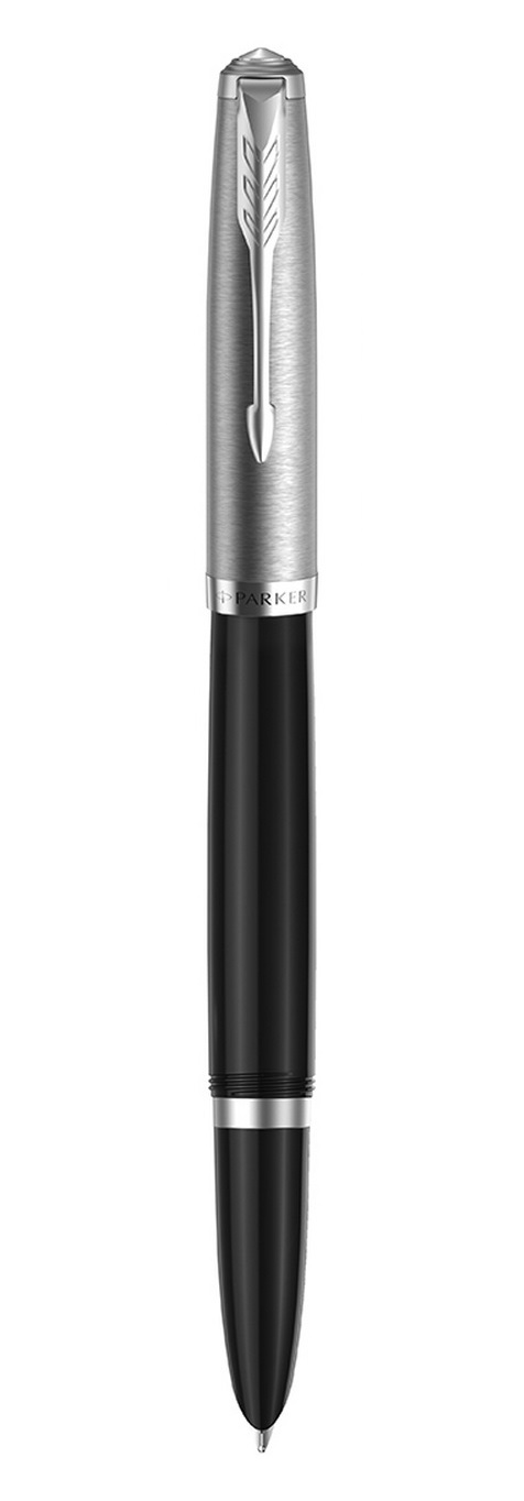 F51 (2123491) Ручка перьевая Parker 51 Core Black CT F сталь нержавеющая