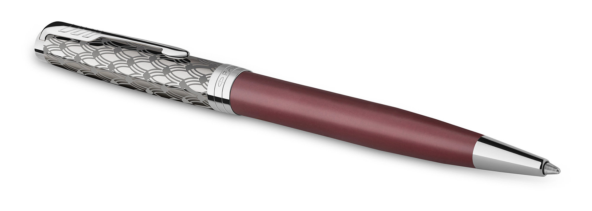 K537 (2119783) Ручка шариковая Parker Sonnet Premium Metal Red  CT M черные чернила