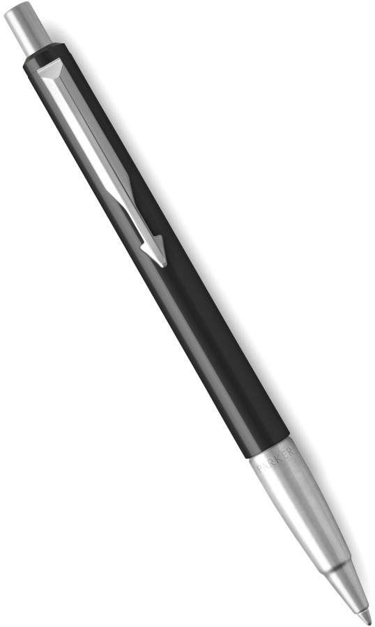 K01 (2025442) Ручка Parker Vector Standard Black CT M синие чернила