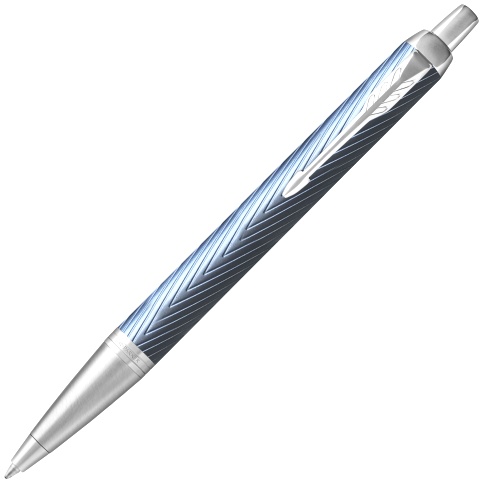 K318 (2143645) Ручка шариковая Parker IM Premium Blue Grey CT M синие чернила подар.кор.