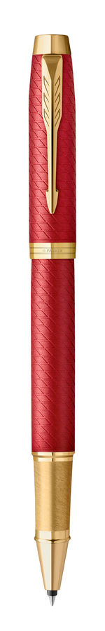 T318 (2143647) Ручка роллер Parker IM Premium Red GT F черные чернила подар.кор.