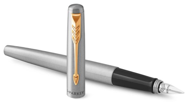F691 (2030948) Ручка перьевая Parker Jotter Core Stainless Steel GT M