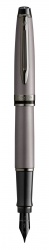 2119253 Ручка перьевая Waterman Expert Deluxe Metallic Silver RT F сталь нержавеющая