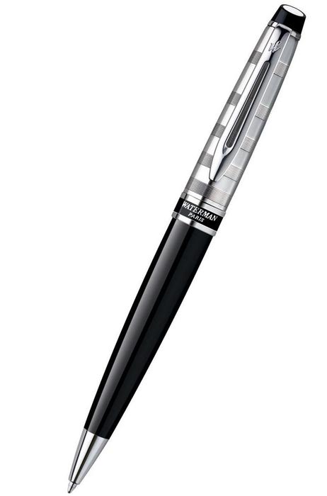S0952360 Ручка шариковая Waterman Expert 3 Deluxe Black CT M синие чернила подар.кор.