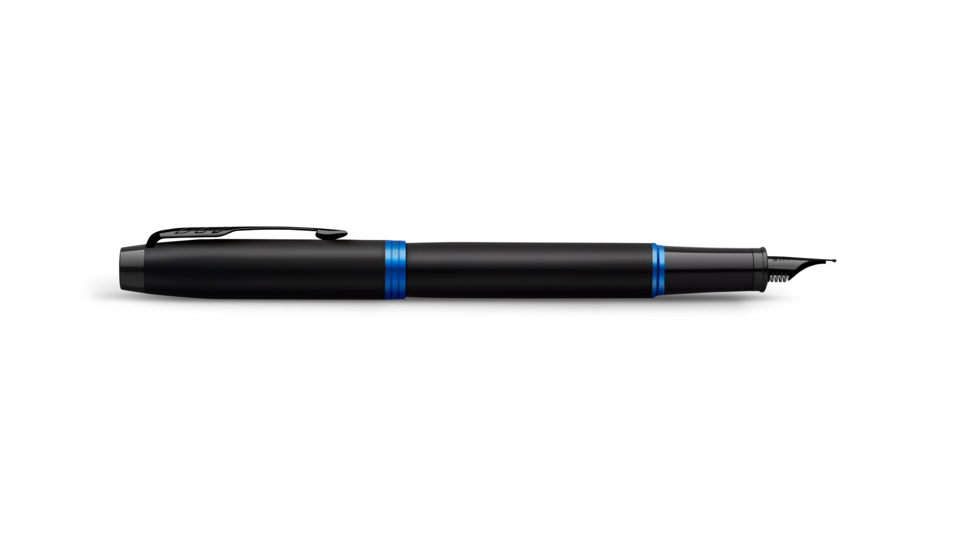 F315(CW2172859)  Ручка Parker IM Vibrant Rings Marine Blue PVD M ст.нерж.