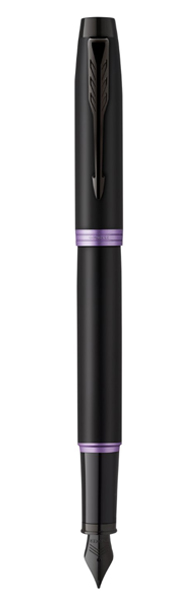 F315(CW2172949)  Ручка Parker IM Vibrant Rings Amethyst Purple PVD M ст.нерж.