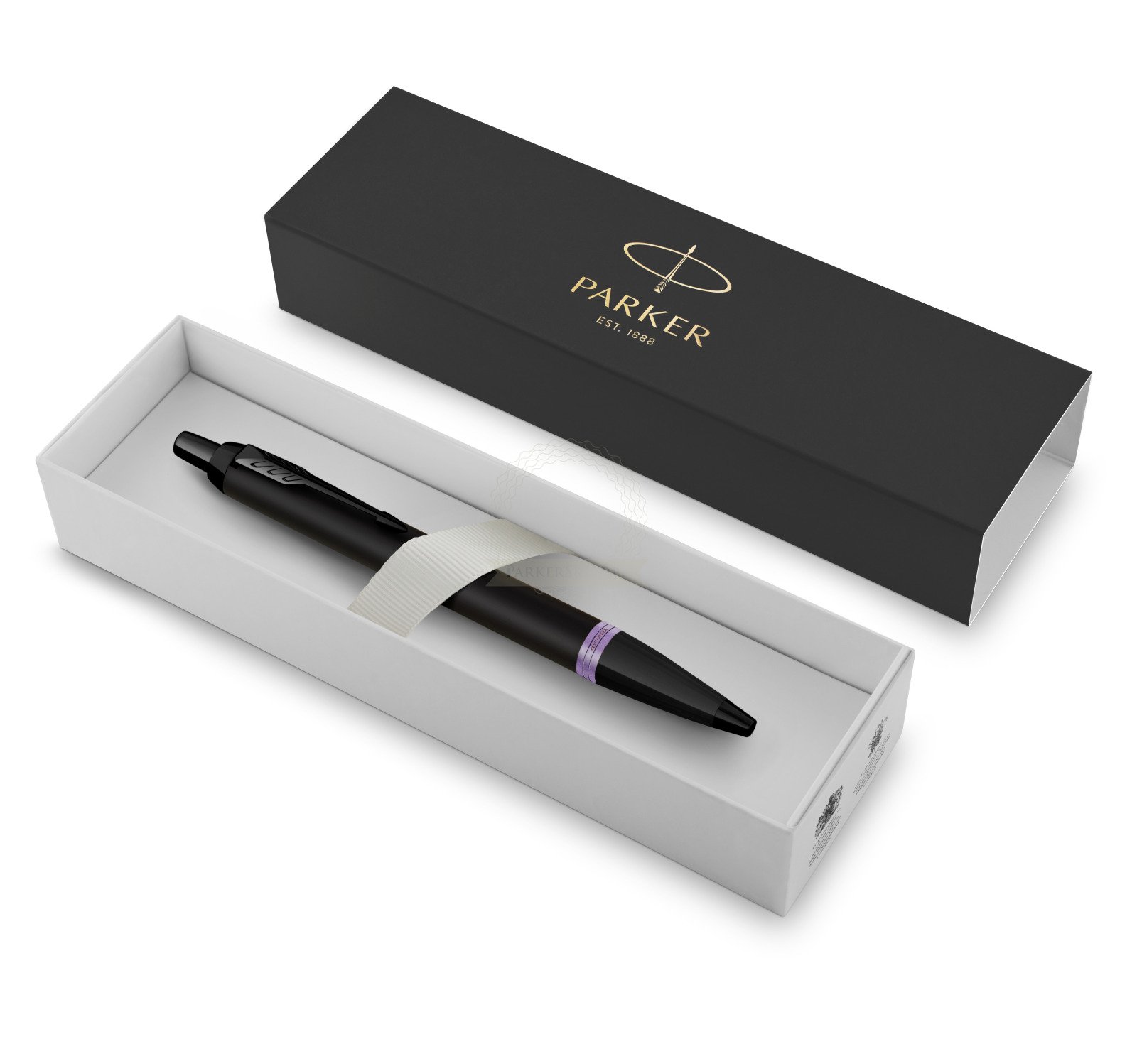 K315 (CW2172951) Ручка шариковая Parker IM Vibrant Rings Amethyst Purple PVD M чернила син.