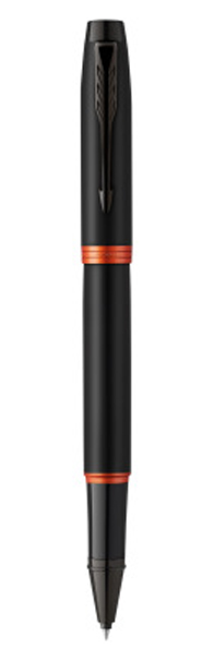 T315 (CW2172945) Ручка роллер Parker IM Vibrant Rings Flame Orange PVD F чернила черн.