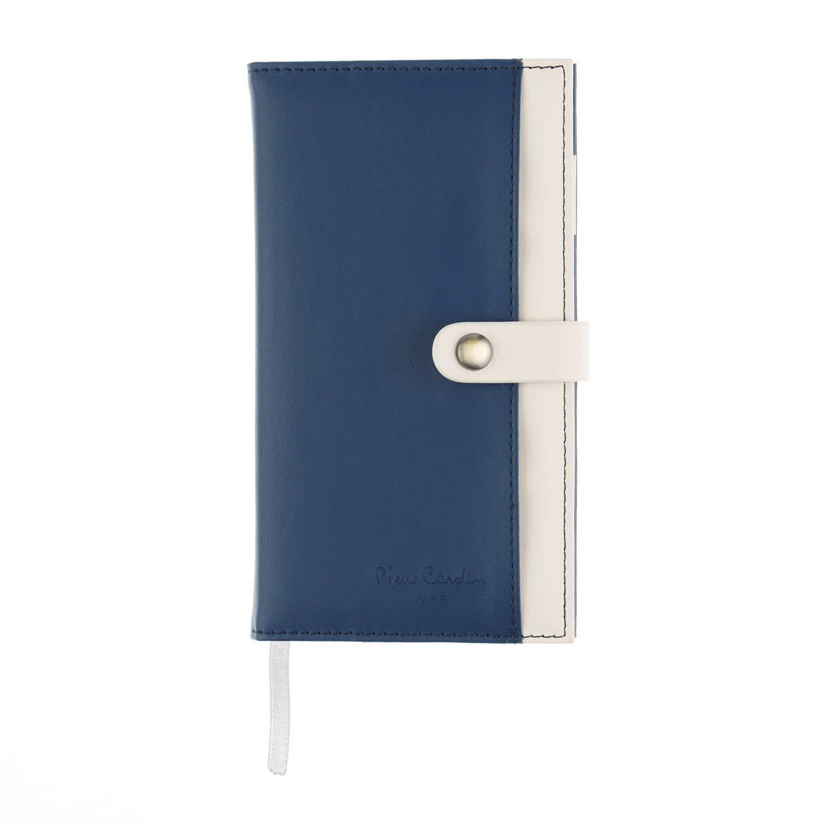PC21-B31-2  Записная книжка Pierre Cardin синяя,10,5х18,5 см