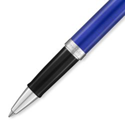 2043219 Ручка-роллер Waterman Hemisphere Deluxe Blue Wave CT черные чернила подар.кор.