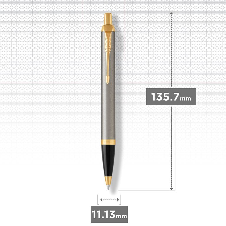 K321 (1931670) Ручка шариковая Parker IM Metal Brushed Metal GT K122S0856480