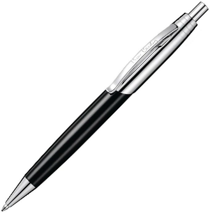 PC5900BP Шариковая ручка Pierre Cardin EASY, корпус: латунь,лак; отделка: сталь, хром. Цвет черный