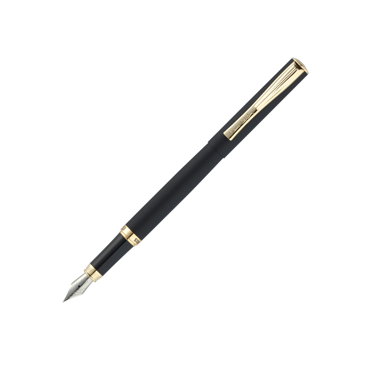 PC0867FP ручка перьевая Pierre Cardin ECO. Корпус-латунь с порошковым матовым покрытием. цвет черн