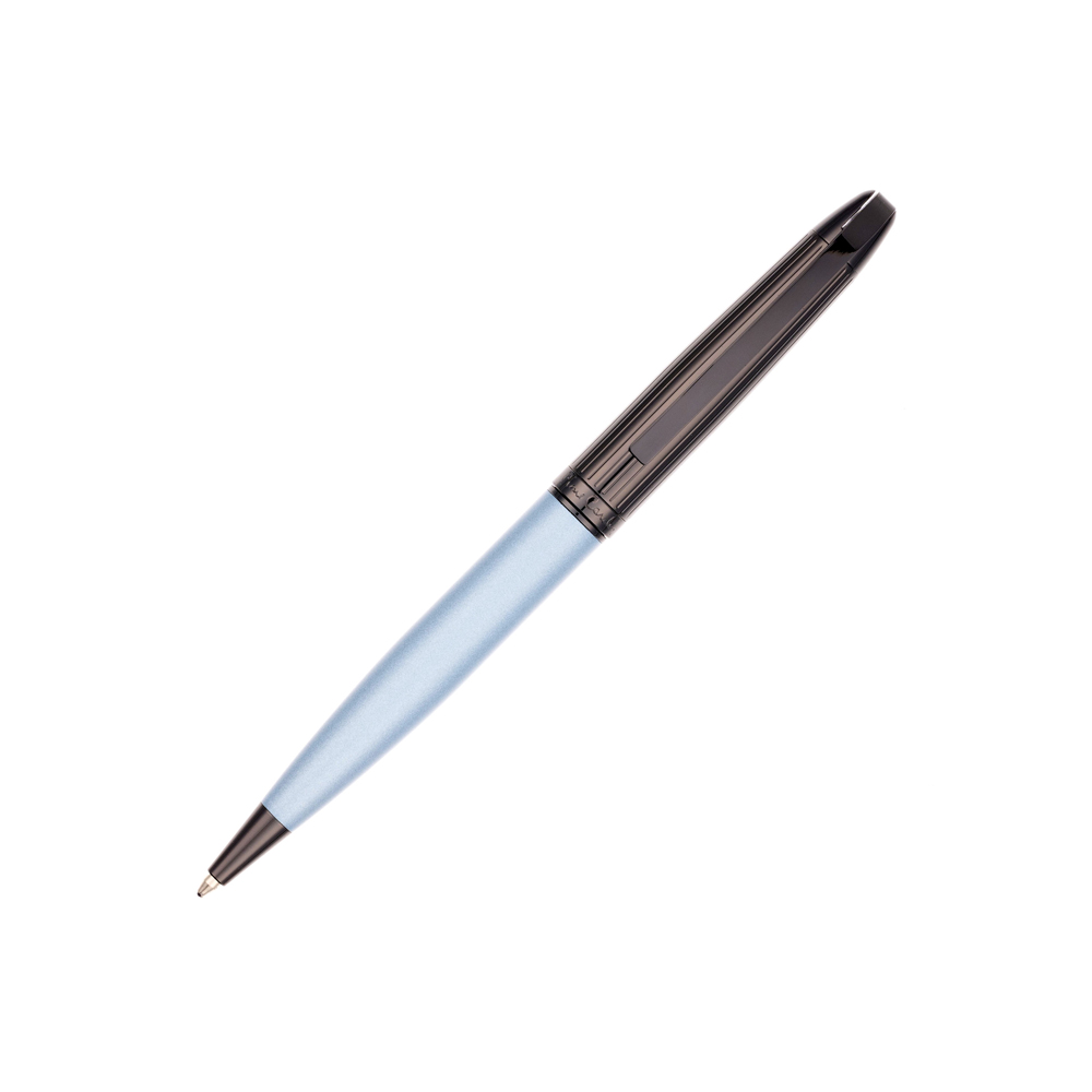 PC2036BP Шариковая ручка Pierre Cardin NOUVELLE, цвет черненая сталь и голубой