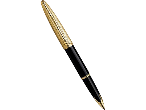 S0909750 Ручка перьевая Waterman Carene Essentional Black and Gold GT