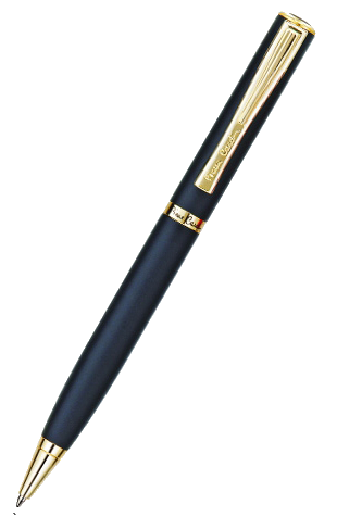 PC0867BP Шариковая ручка Pierre Cardin Gamme, корпус латунь, матовое черное покрытие
