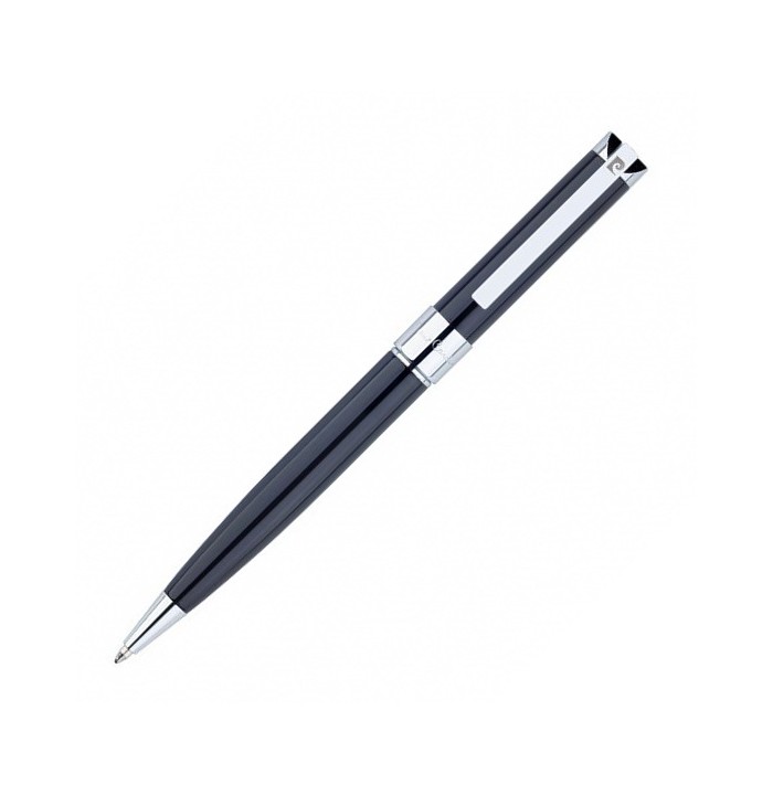 PC0929BP Шариковая ручка Pierre Cardin Gamme. Корпус -латунь. Отделка -латунь и хром.,цвет черный