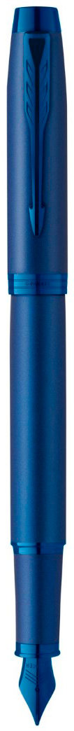 F328 (CW2172964) Ручка перьевая Parker IM Monochrome Blue PVD M ст.нерж.