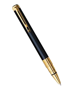 S0830900 Ручка шариковая Waterman Perspective Black GT, позолота 23К
