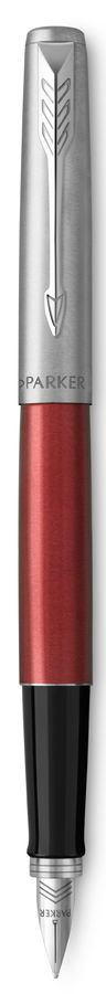 F63 (2030949) Ручка перьевая Parker Jotter Core Kensington Red CT M сталь нержавеющая