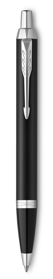 K319 (2143632) Ручка шариковая Parker IM Essential Matte Black CT M синие чернила