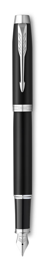 F319 (2143637) Ручка Parker IM Essential Matte Blackl CT F сталь нержавеющая