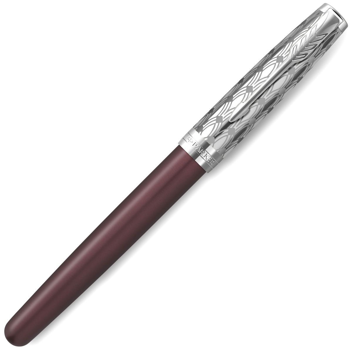 F537 (2119650) Перьевая ручка Parker Sonnet Premium Metal Red CT F золото 18К