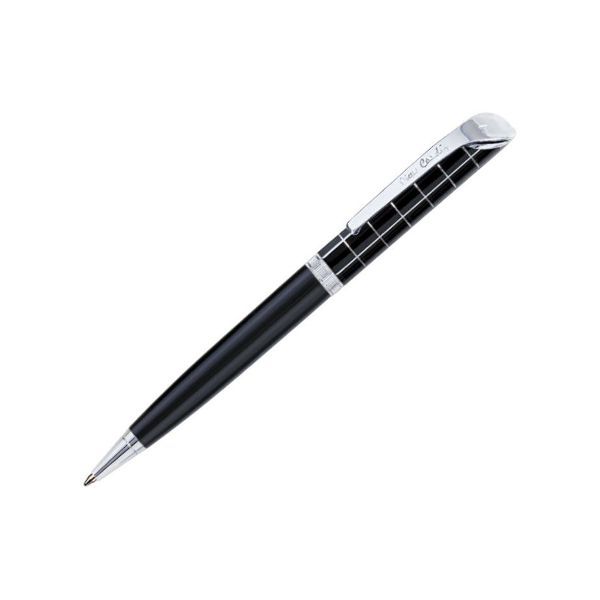PC0874BP Шариковая ручка Pierre Cardin Gamme, корпус акрил, аллюминий, дизайн сталь, хром