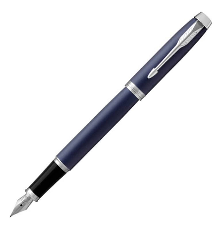 F321 (1931647) Ручка перьевая Parker IM Core Matte Blue CT F сталь нерж.