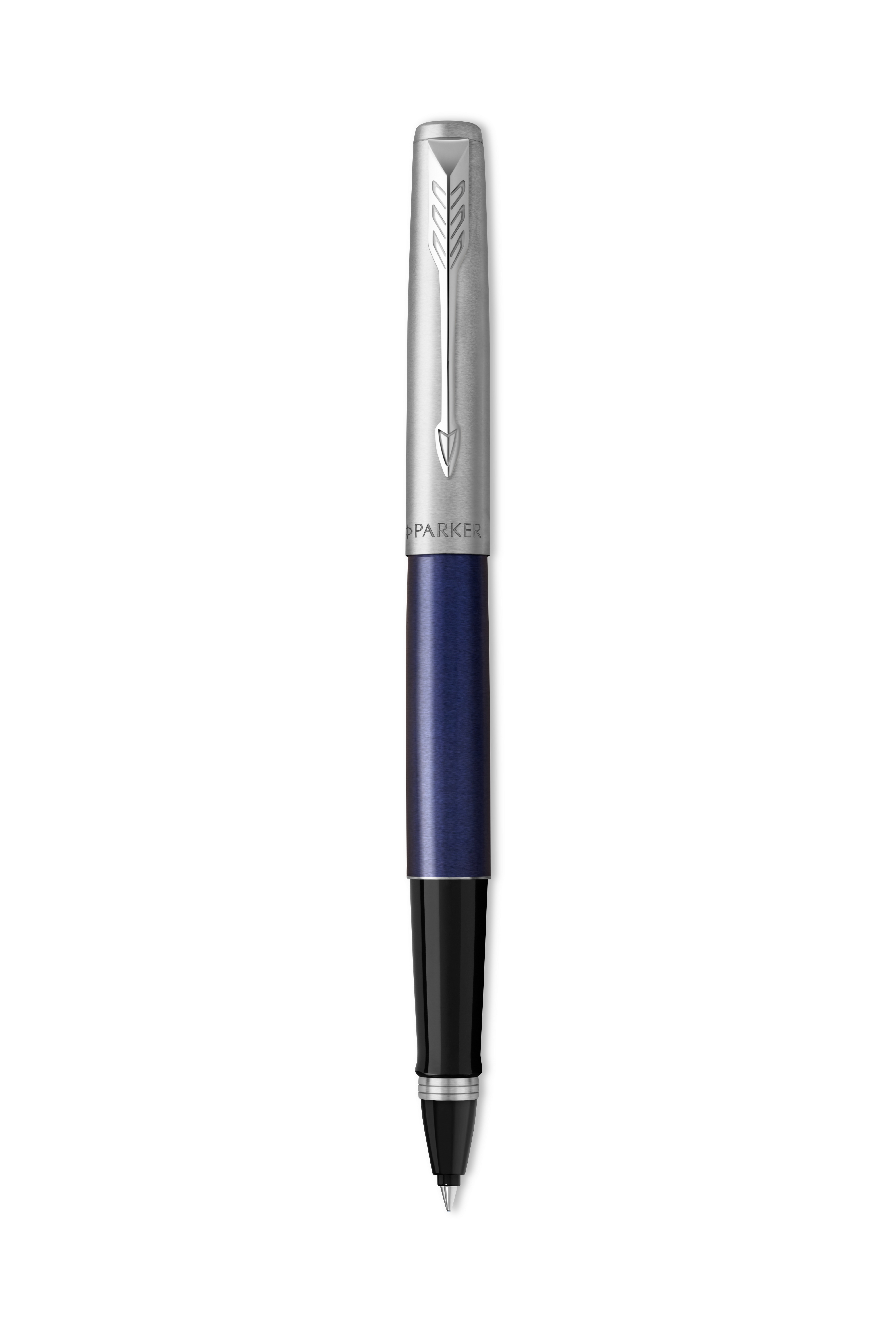 T63 (2089228) Ручка роллер Parker Jotter Core Royal Blue синий/серебристый М черные чернила